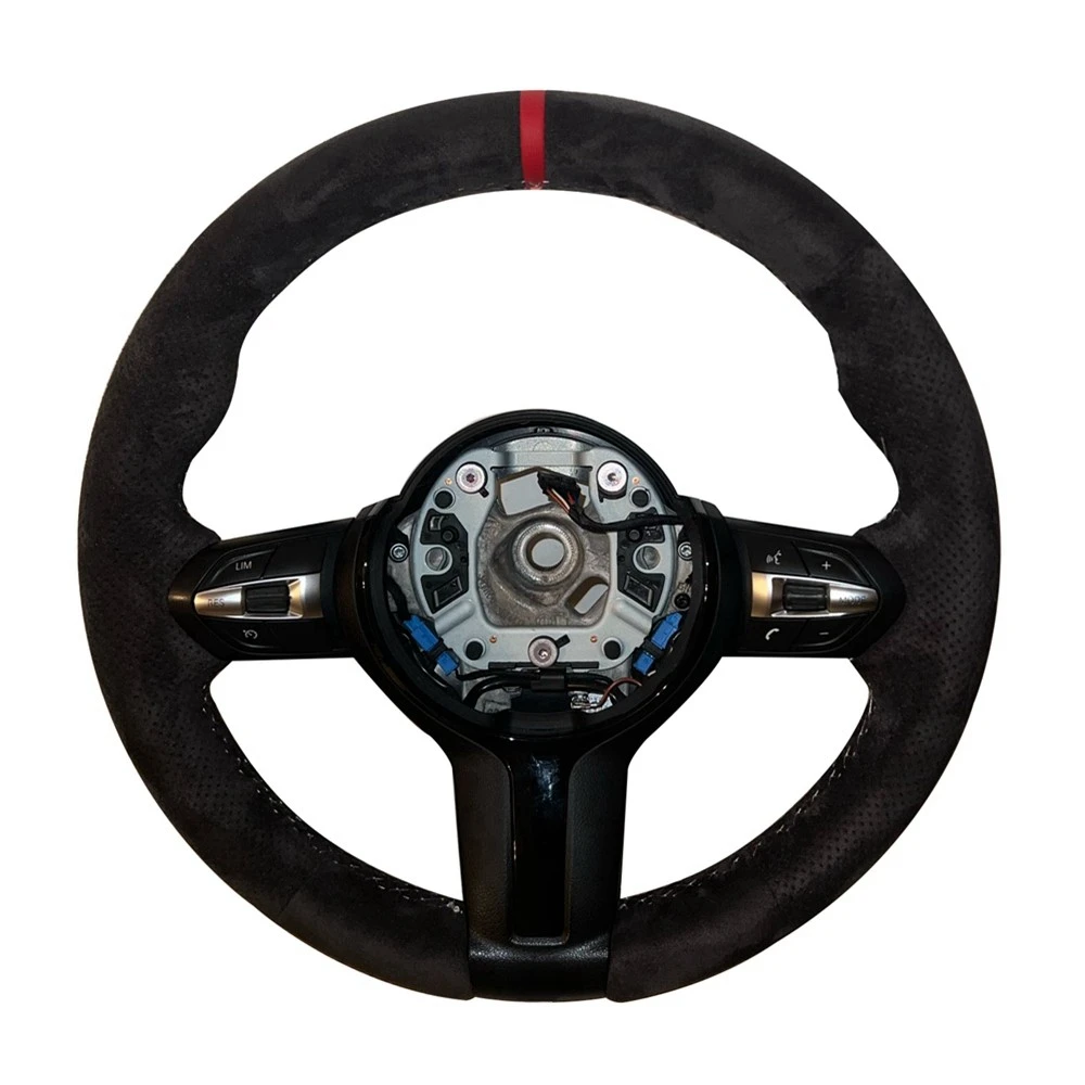 Customized Car Steering Wheel Cover Wrap Anti-Slip Suede For BMW (M Sport) 2 Series F10 F11 F22 F23 F45 F46 X4 F26 X5 F15 X6 F16
Customized Car Steering Wheel Cover Wrap Anti-Slip Suede For BMW (M Sport) 2 Series F10 F11 F22 F23 F45 F46 X4 F26 X5 F15 X6 F16