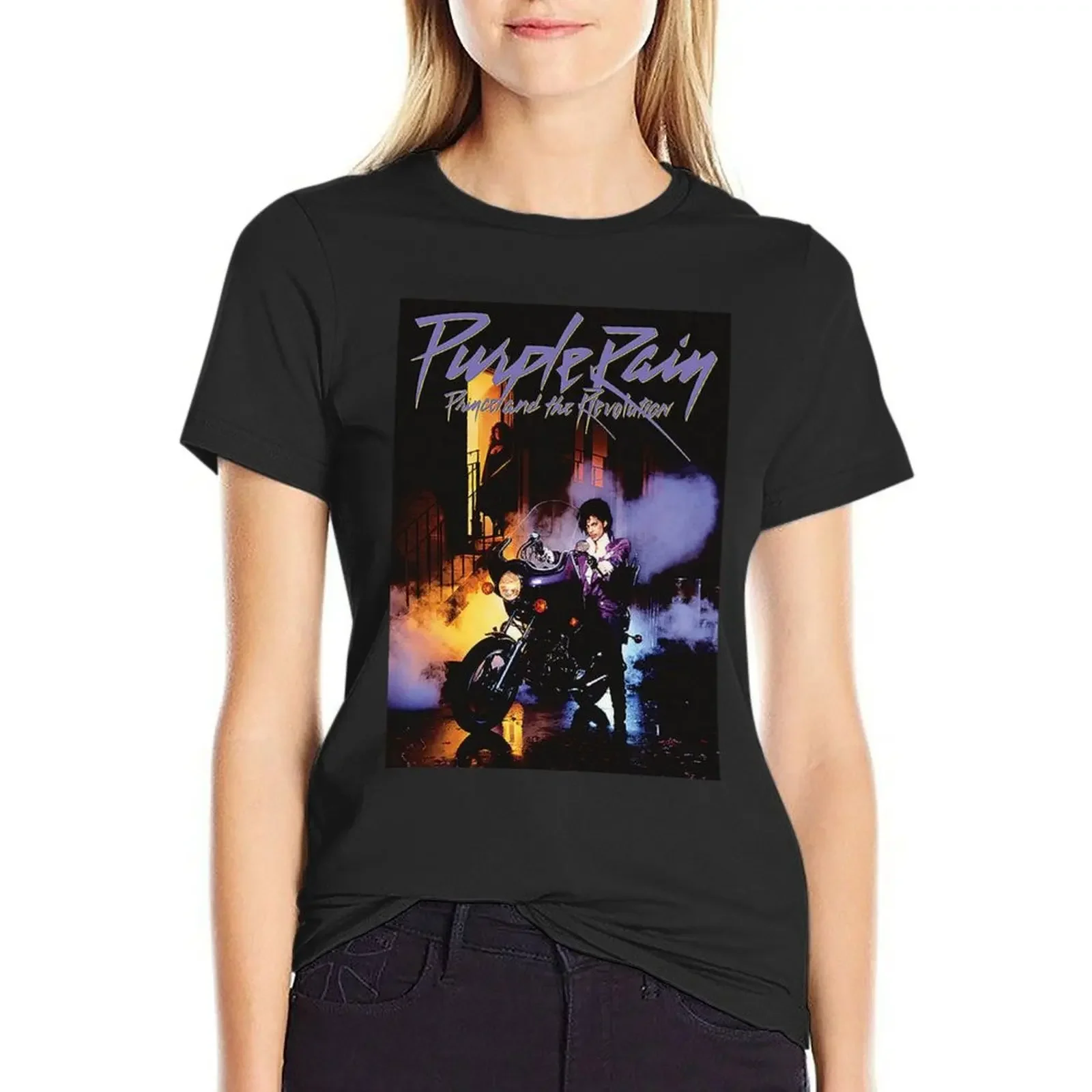 funny purple rain T-Shirt sports fans graphics vintage rock and roll t shirts for Women
funny purple rain T-Shirt sports fans graphics vintage rock and roll t shirts for Women