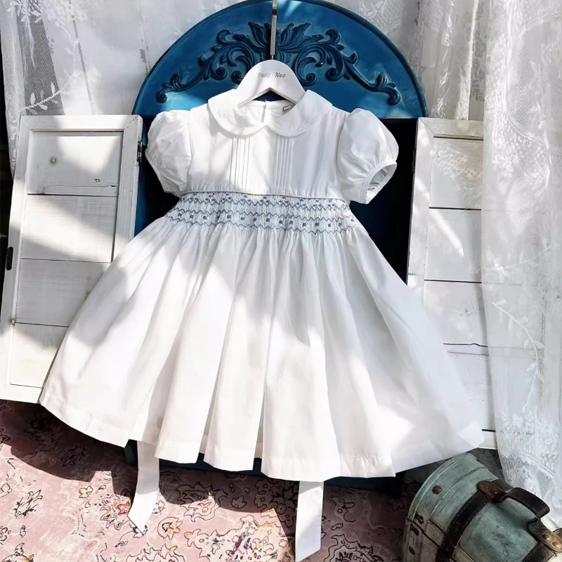 Handmade Boutique Vintage Beige Handmade Girl Cute Short-sleeved Dress Flower Girls Birthday Wedding Party Dress
Handmade Boutique Vintage Beige Handmade Girl Cute Short-sleeved Dress Flower Girls Birthday Wedding Party Dress