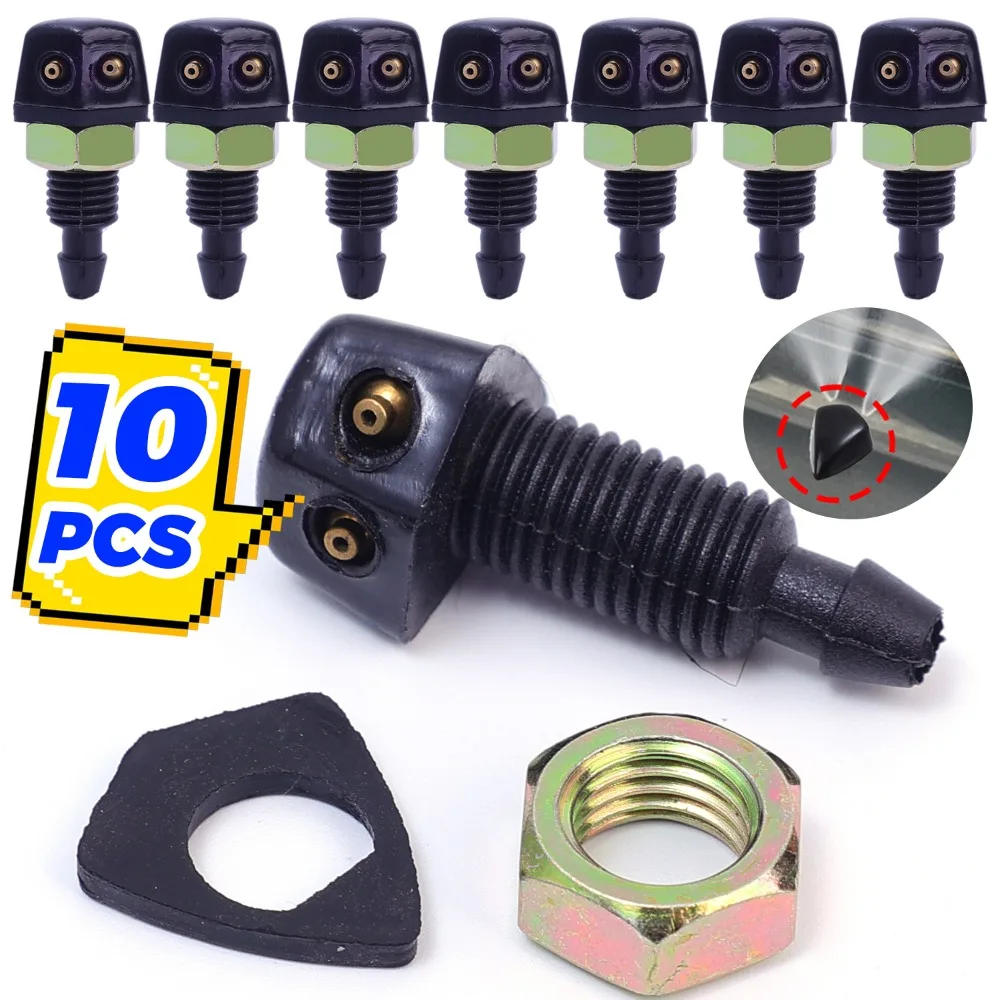 Car Windshield Wiper Spray Nozzle Plastic Double Hole Copper Core Wiper Spray Pipe Joint Universal Car Replaceable Accessories
Car Windshield Wiper Spray Nozzle Plastic Double Hole Copper Core Wiper Spray Pipe Joint Universal Car Replaceable Accessories