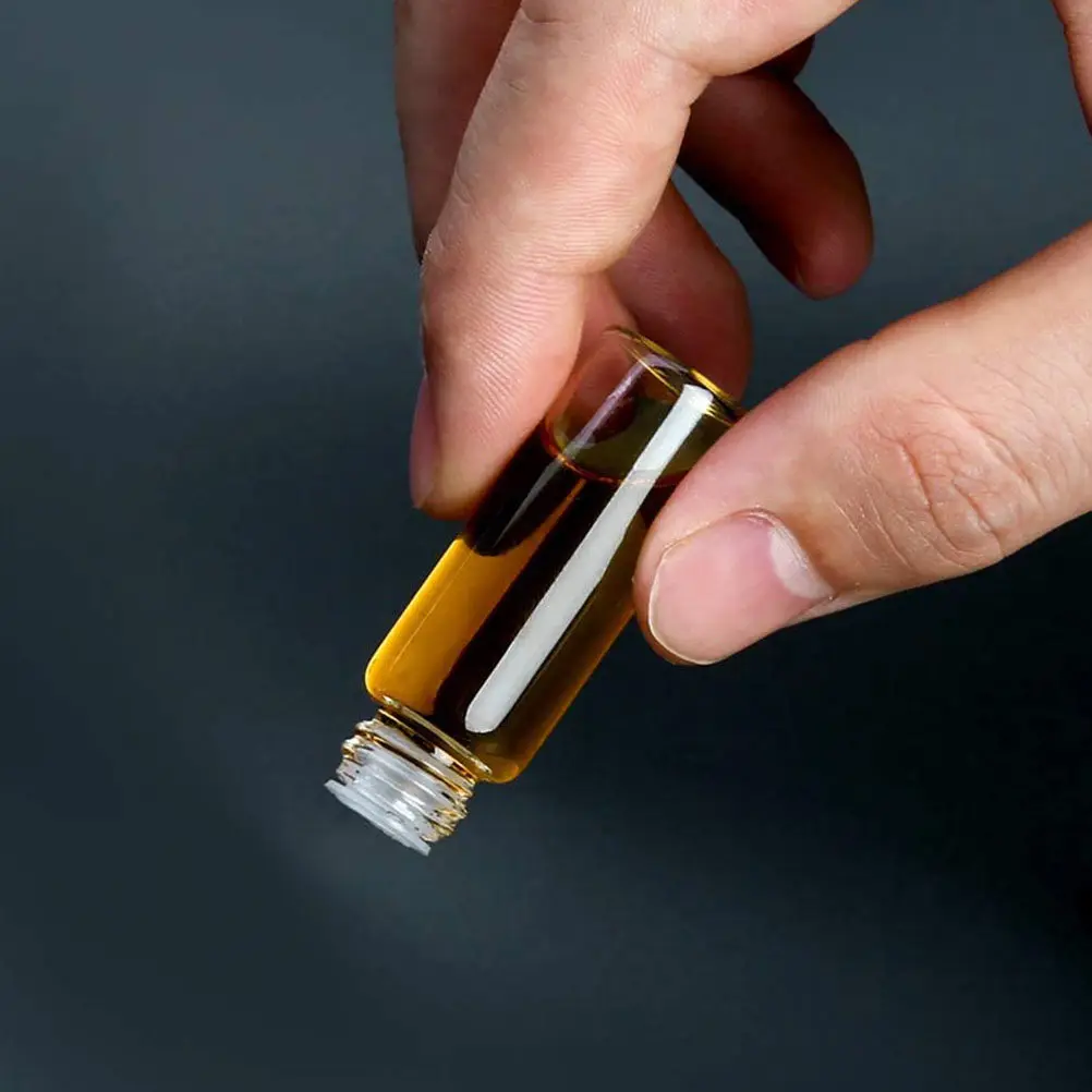 24Pcs Essential Oil Bottles Mini Glass Leakproof Travel Bottles Small Sample Containers Makeup Liquid Dispensers
24Pcs Essential Oil Bottles Mini Glass Leakproof Travel Bottles Small Sample Containers Makeup Liquid Dispensers