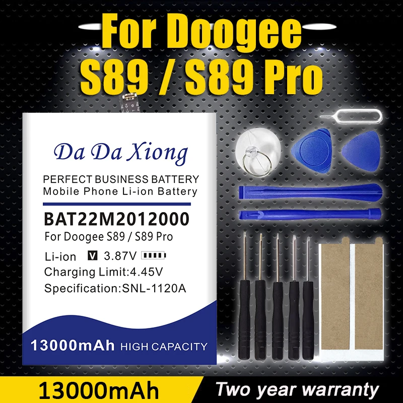 for DOOGEE S89 Pro 13000mah For DOOGEE S89 battery BAT22M2012000 Rechargeable Bateria
for DOOGEE S89 Pro 13000mah For DOOGEE S89 battery BAT22M2012000 Rechargeable Bateria