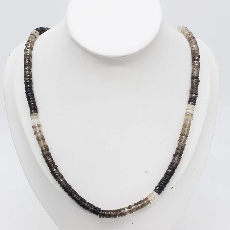 5A Smoky Quartz faceted roundelle 5.5-6mm 38cm wholesale for DIY jewelry necklace LOOSE BEADS
5A Smoky Quartz faceted roundelle 5.5-6mm 38cm wholesale for DIY jewelry necklace LOOSE BEADS