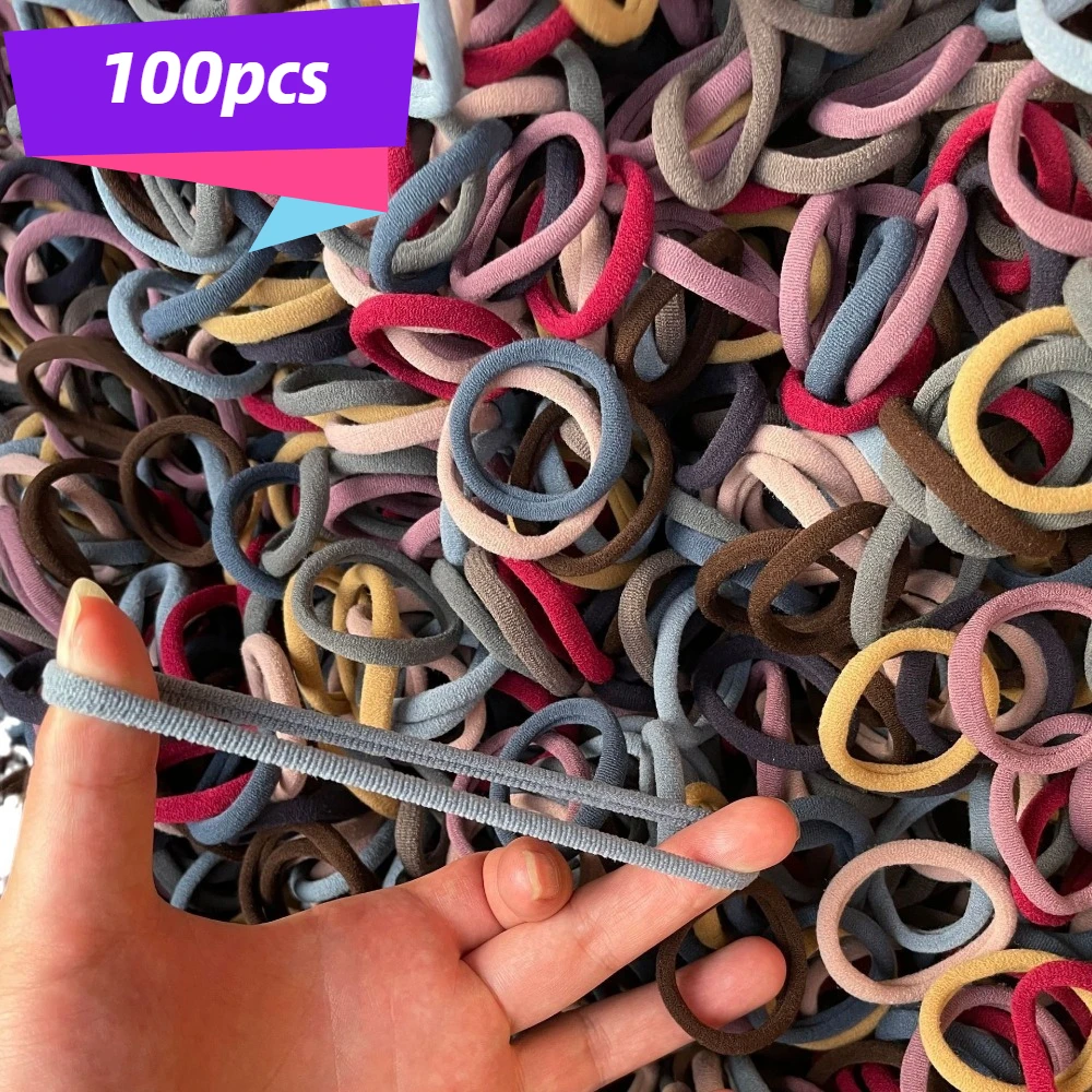 50/100Pcs Black & White Elastic Hair Bands Durable Rubber Hair Ties Ponytail Hair Accessories for Women
50/100Pcs Black & White Elastic Hair Bands Durable Rubber Hair Ties Ponytail Hair Accessories for Women
