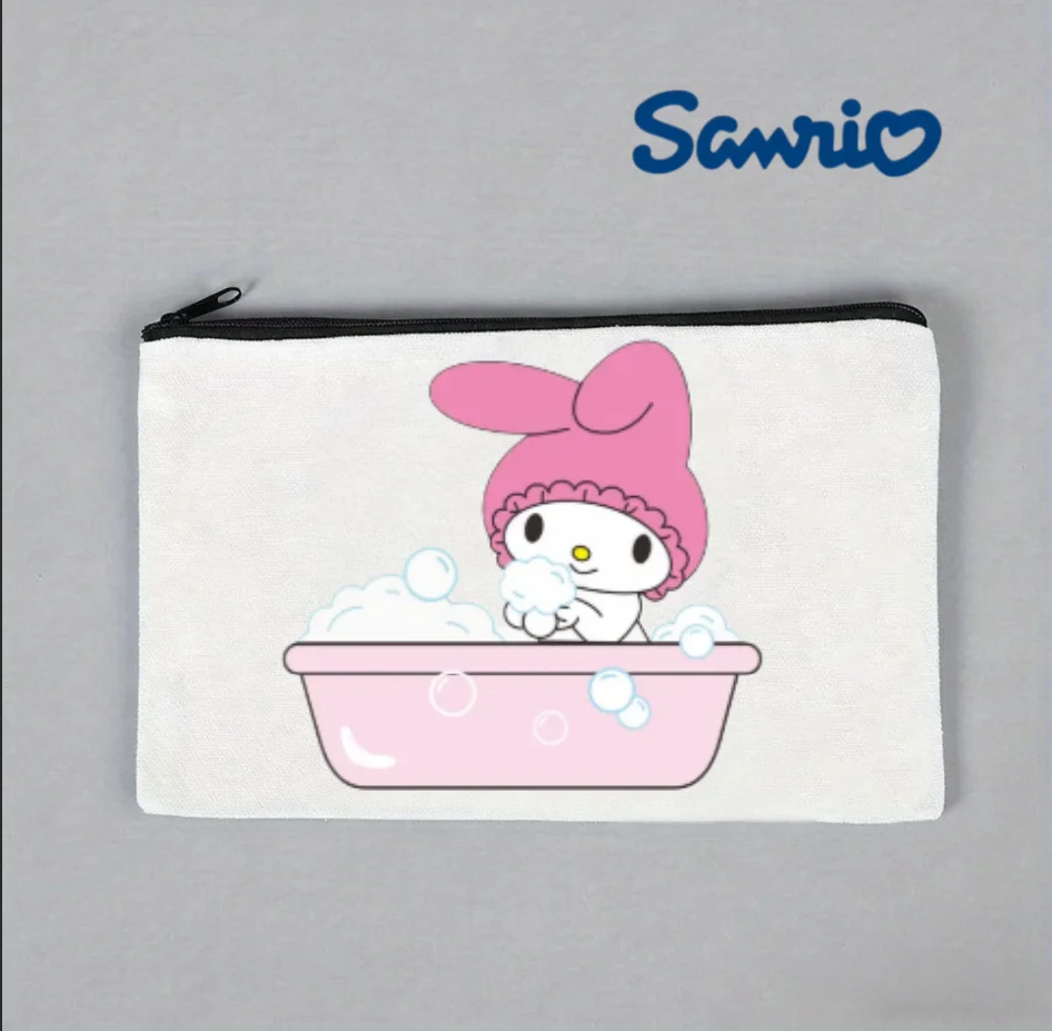 1PC Cute Sanrio Sweet Shower My Melody Cartoon Canvas Cosmetic Bag Double-side Print Portable Daily Organizer
1PC Cute Sanrio Sweet Shower My Melody Cartoon Canvas Cosmetic Bag Double-side Print Portable Daily Organizer