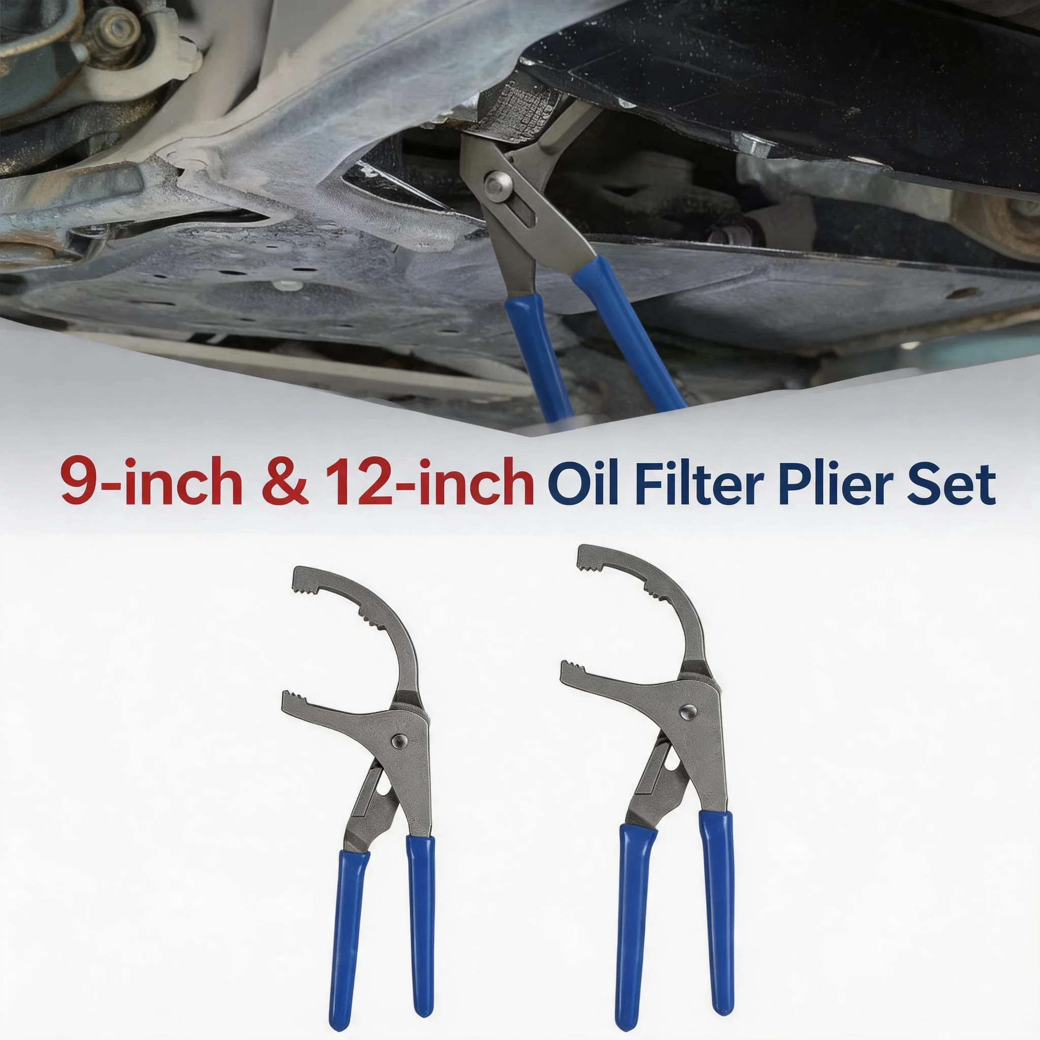 Ideal for Engine Filters Cars and Trucks Professional 9" & 12" Adjustable Oil Filter Wrench Set Oil Filter Removal Pliers Tools
Ideal for Engine Filters Cars and Trucks Professional 9" & 12" Adjustable Oil Filter Wrench Set Oil Filter Removal Pliers Tools