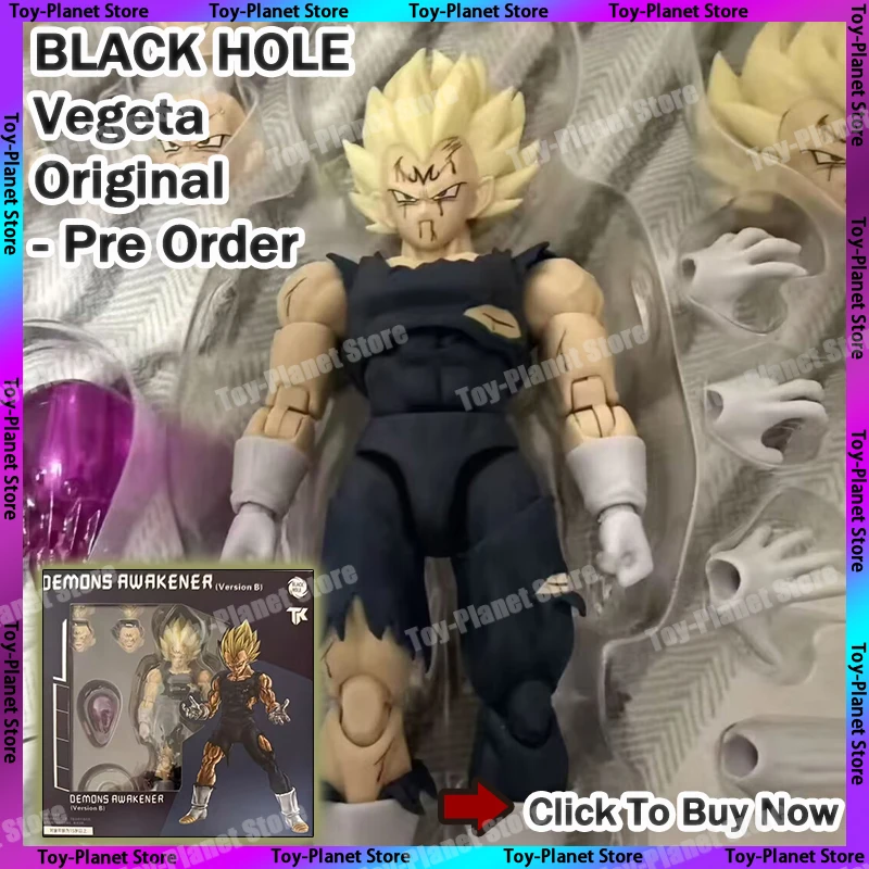 Black Hole Toys Demons Awakener Version B Vegeta Dragon Ball Z Super Saiyan God Black Articulated Action Figure Pre Oder
Black Hole Toys Demons Awakener Version B Vegeta Dragon Ball Z Super Saiyan God Black Articulated Action Figure Pre Oder