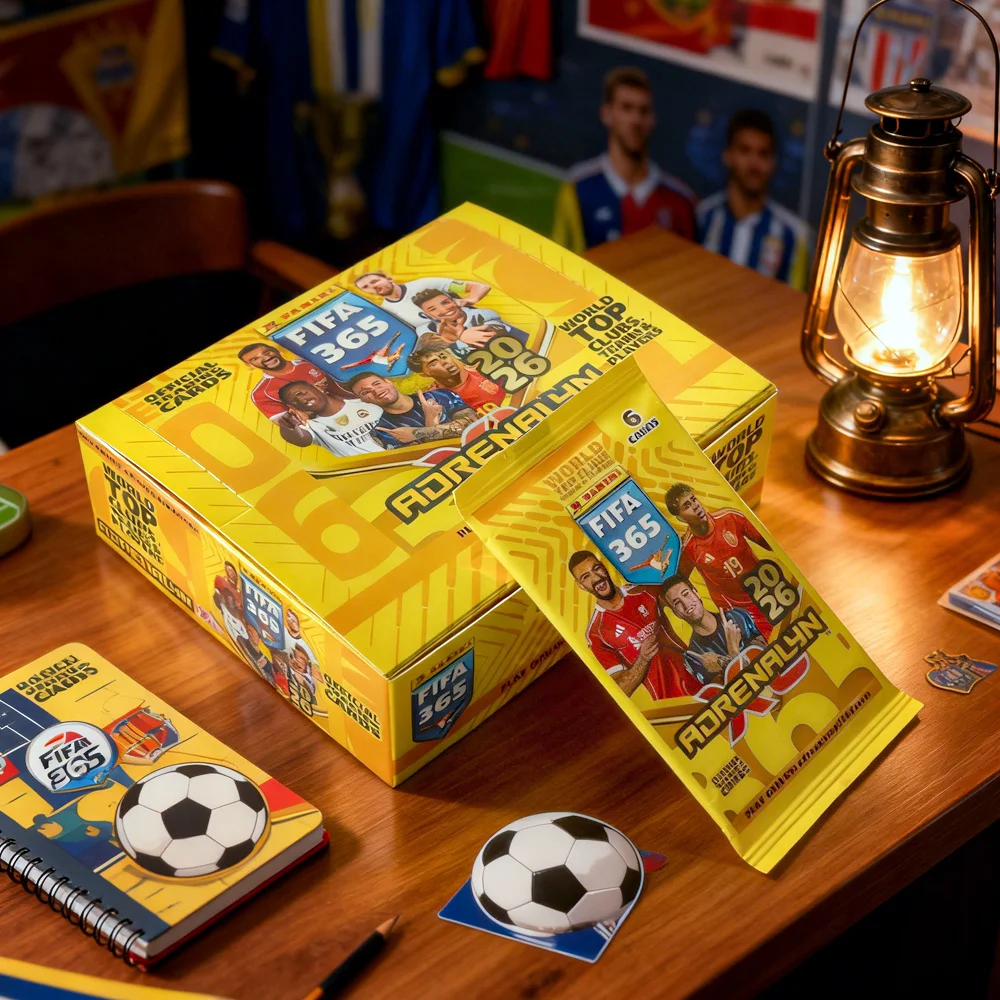 A Box Containing 10 Packets of The 2026 Season Panini 365 Adrenalyn XL, with 6 Cards in Each Pack, Featuring Top Clubs, Teams
A Box Containing 10 Packets of The 2026 Season Panini 365 Adrenalyn XL, with 6 Cards in Each Pack, Featuring Top Clubs, Teams