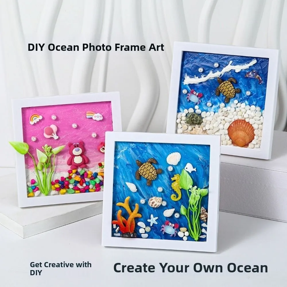 Multicolor DIY Photo Frame Cartoon Wood Material 3D Ocean Scenery Painting Handmade 3D Design Photo Wood Frame Home Decoration
Multicolor DIY Photo Frame Cartoon Wood Material 3D Ocean Scenery Painting Handmade 3D Design Photo Wood Frame Home Decoration