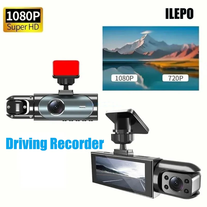 Wide-angle 2Lens Car Driving Recorder Cyclic Recording With WIFI Dashboard Camera 1080P HD Night Vision Car Record Car Accessory
Wide-angle 2Lens Car Driving Recorder Cyclic Recording With WIFI Dashboard Camera 1080P HD Night Vision Car Record Car Accessory