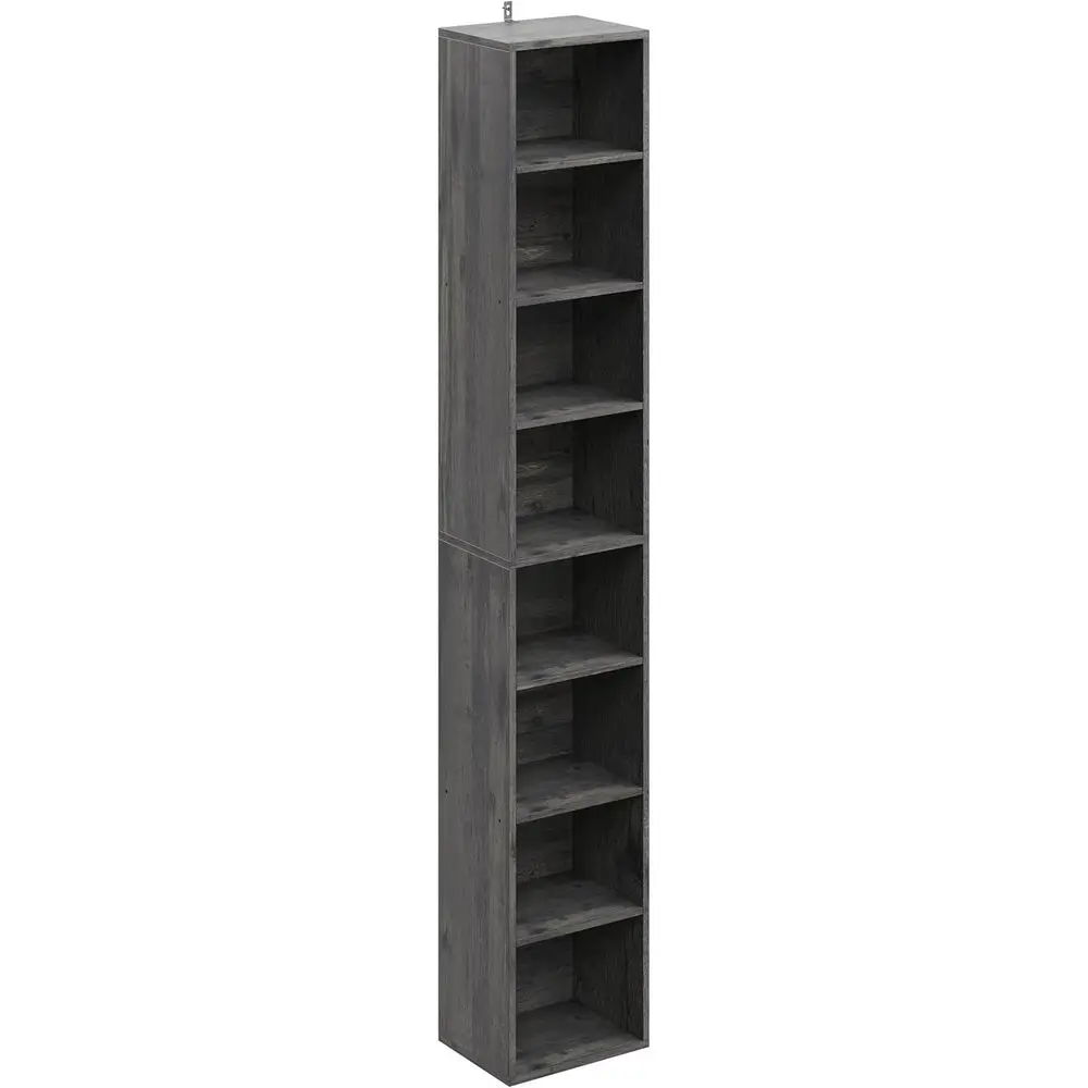 Compact 8-Tier Tall Narrow Bookshelf, 71 Floor Standing Storage Shelves, Ideal for Living Room, Office, Study, Bedroom
Compact 8-Tier Tall Narrow Bookshelf, 71 Floor Standing Storage Shelves, Ideal for Living Room, Office, Study, Bedroom