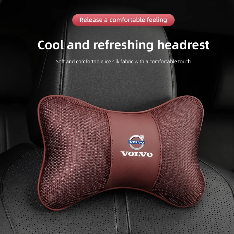 Car Headrest Ice Silk Pillowcase Memory Foam Pillow Auto Accessories For Volvo V60 S80 T6 V90 R V40 XC90 V50 XC40 S60 C30 XC60
Car Headrest Ice Silk Pillowcase Memory Foam Pillow Auto Accessories For Volvo V60 S80 T6 V90 R V40 XC90 V50 XC40 S60 C30 XC60