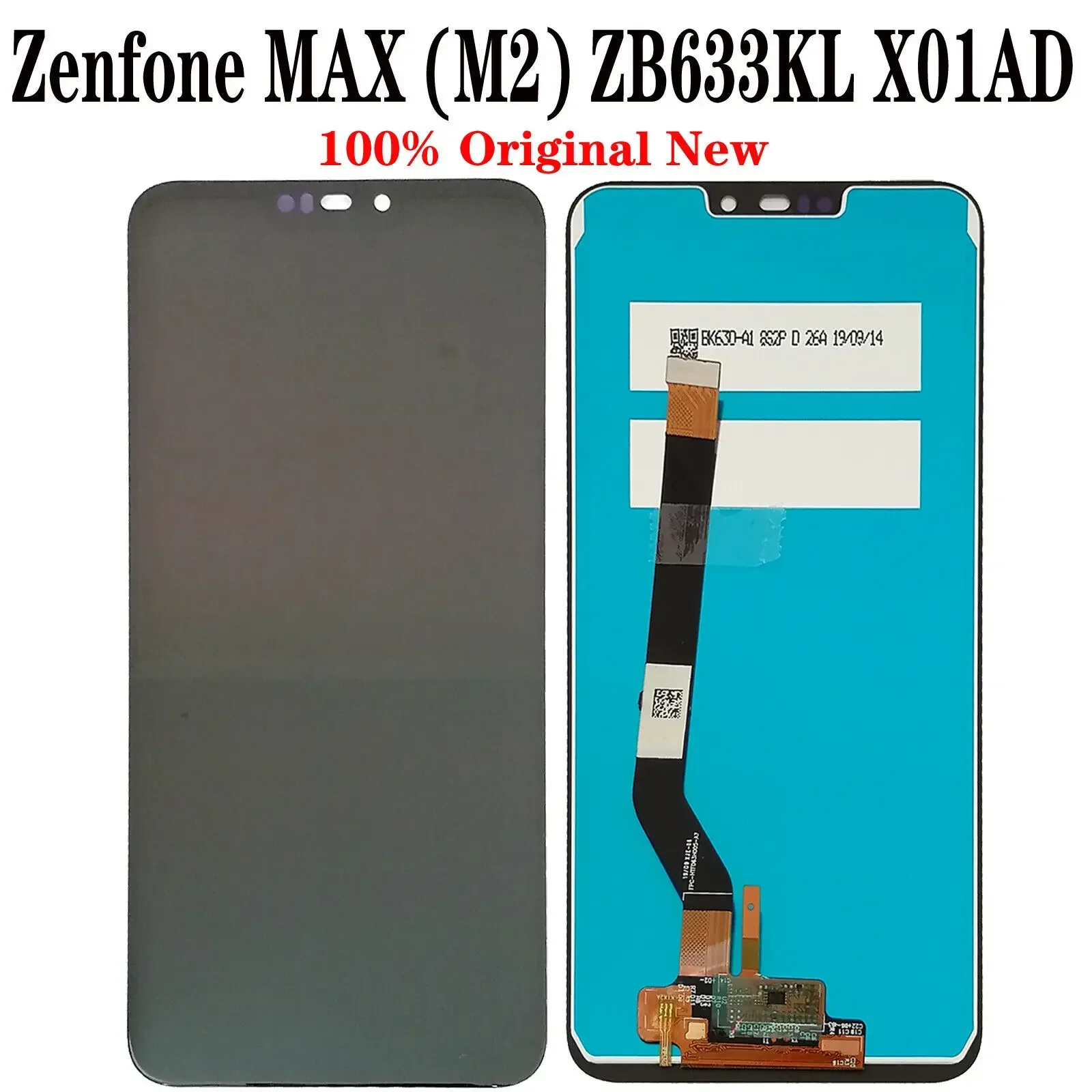 Для ASUS Zenfone MAX (M2) ZB633KL X01AD 6,26 "ЖК-дисплей с дигитайзером сенсорного экрана
Для ASUS Zenfone MAX (M2) ZB633KL X01AD 6,26 "ЖК-дисплей с дигитайзером сенсорного экрана