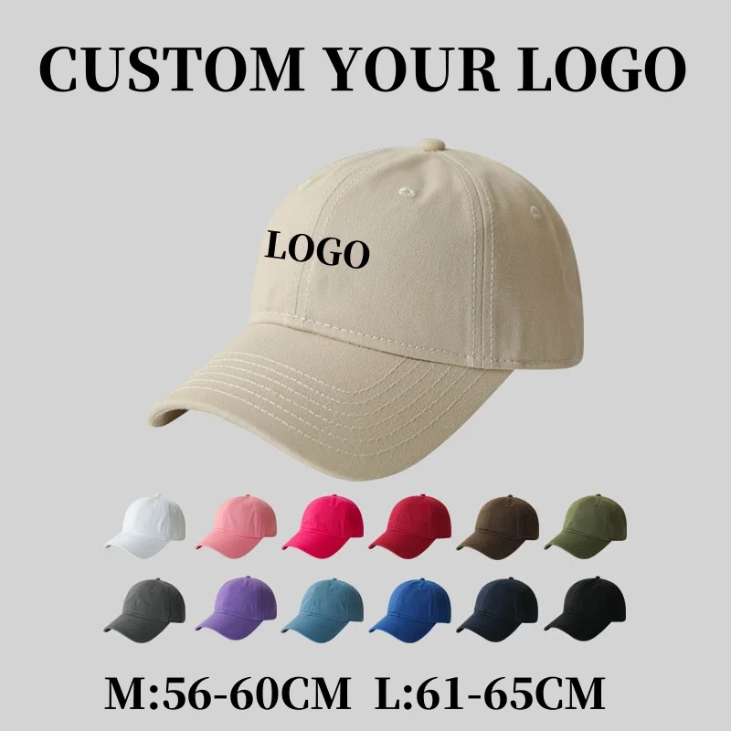 Custom Logo Large Size 65cm Baseball Cap For Mencotton Solid Colours Adjustable Snapback Unisex Summer Sports Cap Gorras Dad Hat
Custom Logo Large Size 65cm Baseball Cap For Mencotton Solid Colours Adjustable Snapback Unisex Summer Sports Cap Gorras Dad Hat