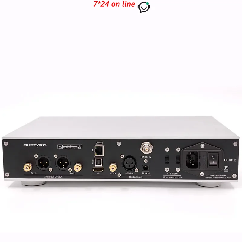 GUSTARD DAC A26 MQA Dual AK4499EX Chip With Streamer/Renderer PCM768&DSD512 XMOS High Performance Audio Decoder
GUSTARD DAC A26 MQA Dual AK4499EX Chip With Streamer/Renderer PCM768&DSD512 XMOS High Performance Audio Decoder