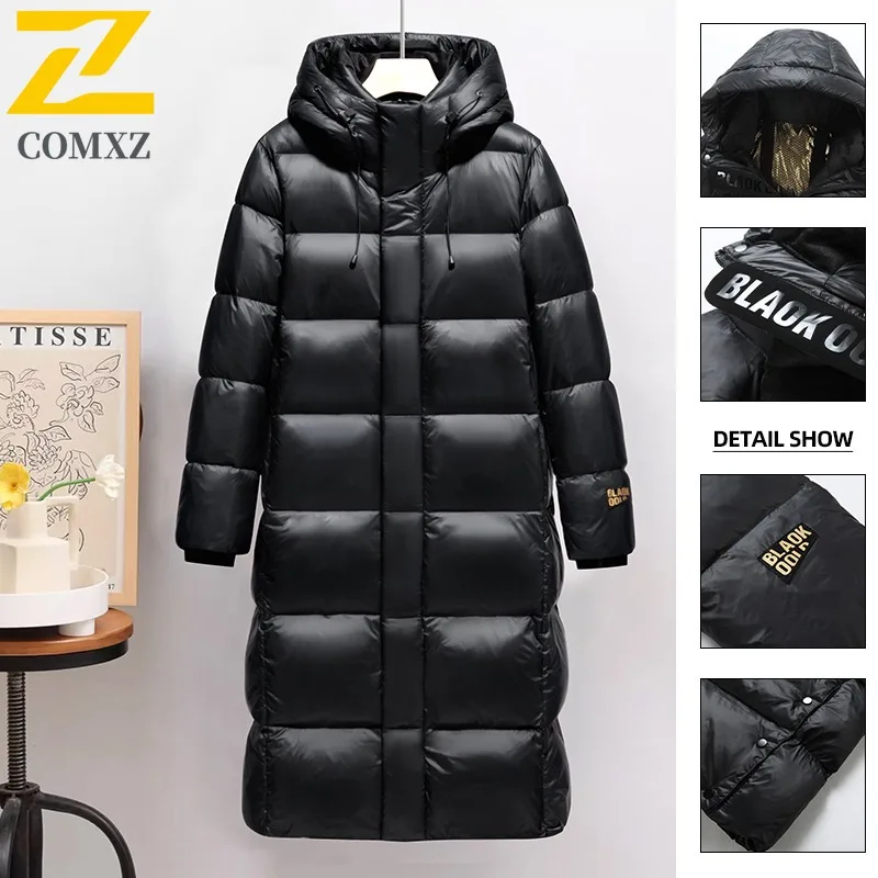 COMXZ Winter Puffer Coat 2025 New Leisure Hooded Shell Skiing Windproof Down Coat Hiking Cold Protection Thicken New Garment
COMXZ Winter Puffer Coat 2025 New Leisure Hooded Shell Skiing Windproof Down Coat Hiking Cold Protection Thicken New Garment
