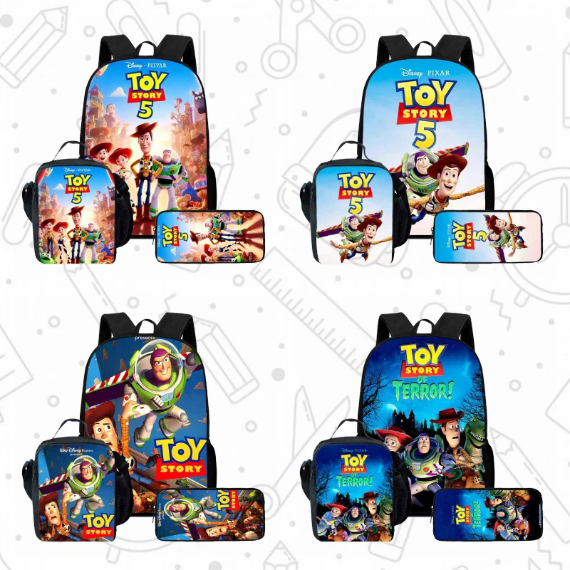 Cartoon Toy Story Child School Backpack With Lunch Bags Pencil Bags For Age 4-9 ,Light Weight School Bags For Boys Girls
Cartoon Toy Story Child School Backpack With Lunch Bags Pencil Bags For Age 4-9 ,Light Weight School Bags For Boys Girls