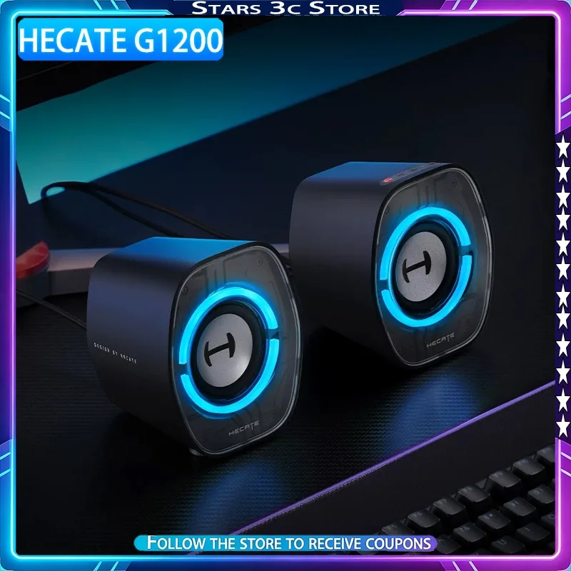 HECATE G1200 Desktop Speakers Bluetooth Wireless 2.5-inch Full-range Driver Triple-mode Audio for Gaming, Music, and Movies
HECATE G1200 Desktop Speakers Bluetooth Wireless 2.5-inch Full-range Driver Triple-mode Audio for Gaming, Music, and Movies