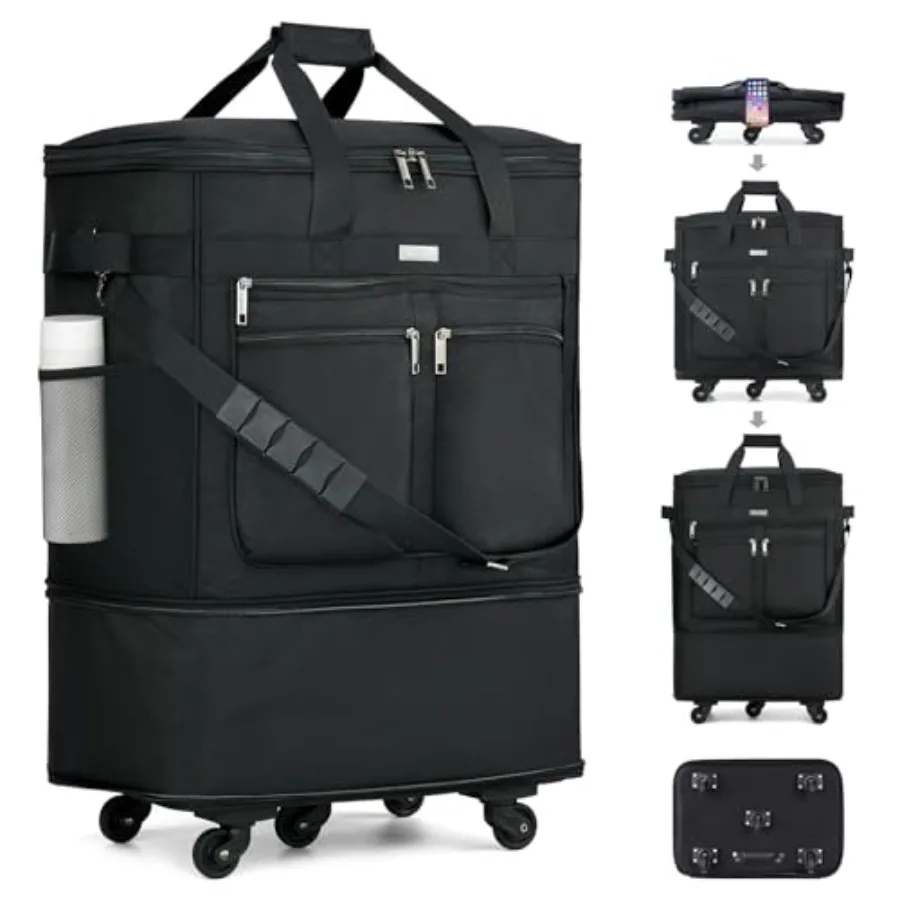 Expandable Luggage Bags for Travel Foldable Suitcase with Wheels Collapsible Rolling Travel Duffle Bag Lightweight Large Suitca
Expandable Luggage Bags for Travel Foldable Suitcase with Wheels Collapsible Rolling Travel Duffle Bag Lightweight Large Suitca