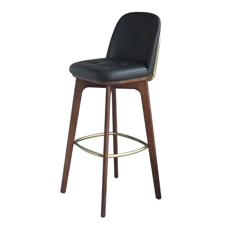 #Customized Luxury Modern Industrial BarStool Leather Backrest Solid Wood Frame Durable Design for Home Bar/Hotel/Restaurant Use
#Customized Luxury Modern Industrial BarStool Leather Backrest Solid Wood Frame Durable Design for Home Bar/Hotel/Restaurant Use