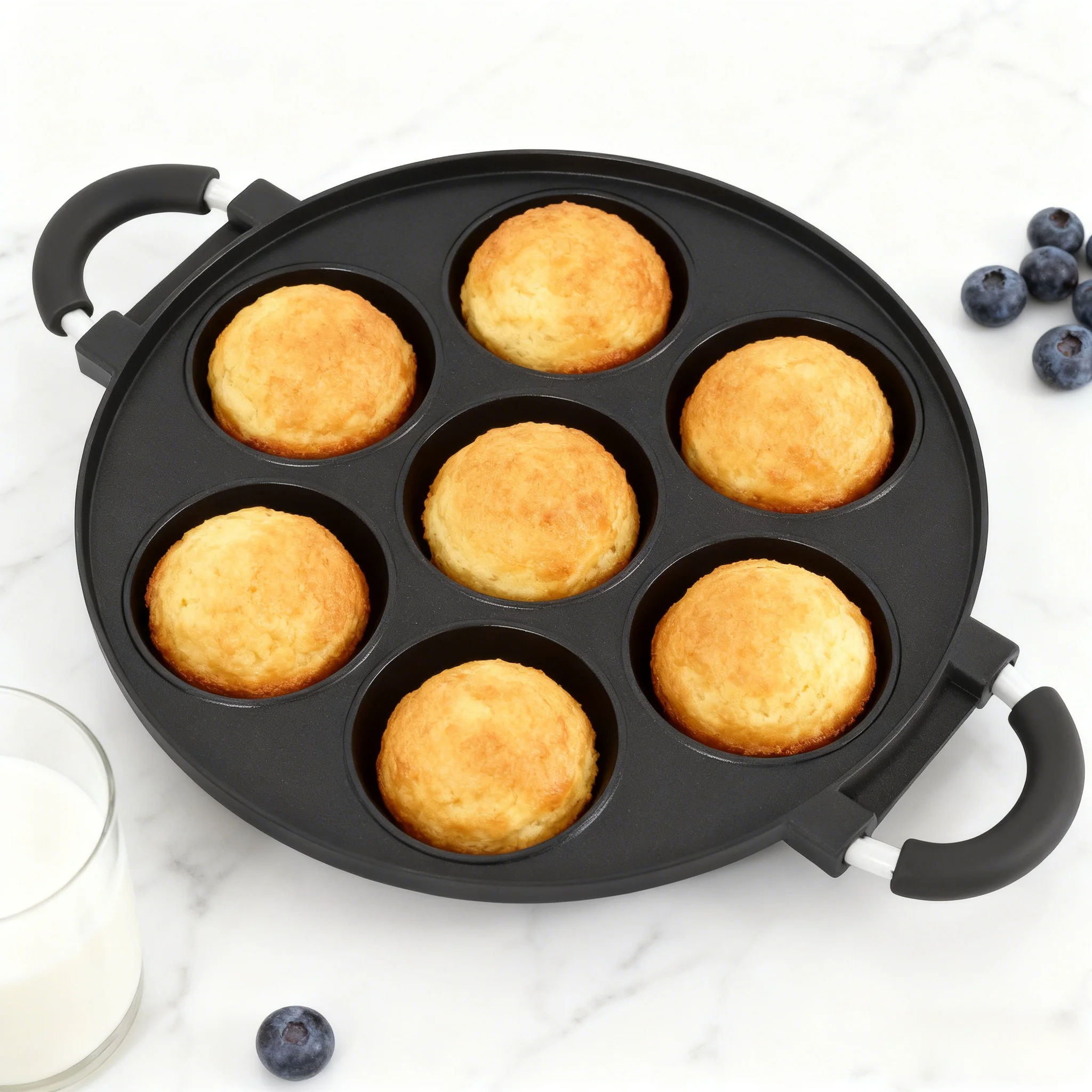 7-луночная форма для приготовления шариков в виде осьминога, форма для приготовления торта из алюминиевого сплава, термоформа, легко очищаемая для домашней кухни, выпечки, маленькие шарики/торты
7-луночная форма для приготовления шариков в виде осьминога, форма для приготовления торта из алюминиевого сплава, термоформа, легко очищаемая для домашней кухни, выпечки, маленькие шарики/торты