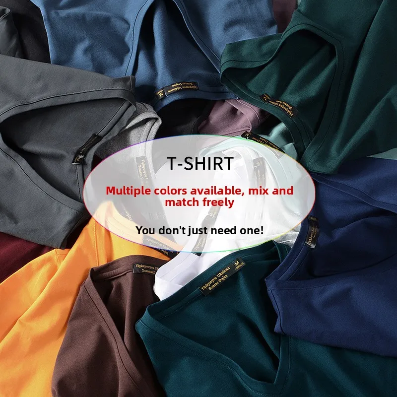 Men's Long Sleeve T-Shirt Thin V-Neck Base Shirt Spring Autumn Casual Top Quality Material No Ironing Required Basic Style
Men's Long Sleeve T-Shirt Thin V-Neck Base Shirt Spring Autumn Casual Top Quality Material No Ironing Required Basic Style