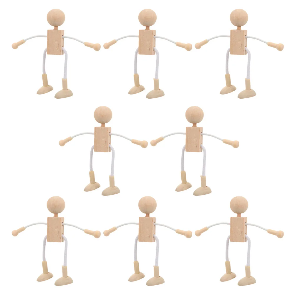 8 Pcs Toy Wooden Cartoon People Craft Crafts Party Peg Dolls Supplies Beige Figures Projects Toddler
8 Pcs Toy Wooden Cartoon People Craft Crafts Party Peg Dolls Supplies Beige Figures Projects Toddler