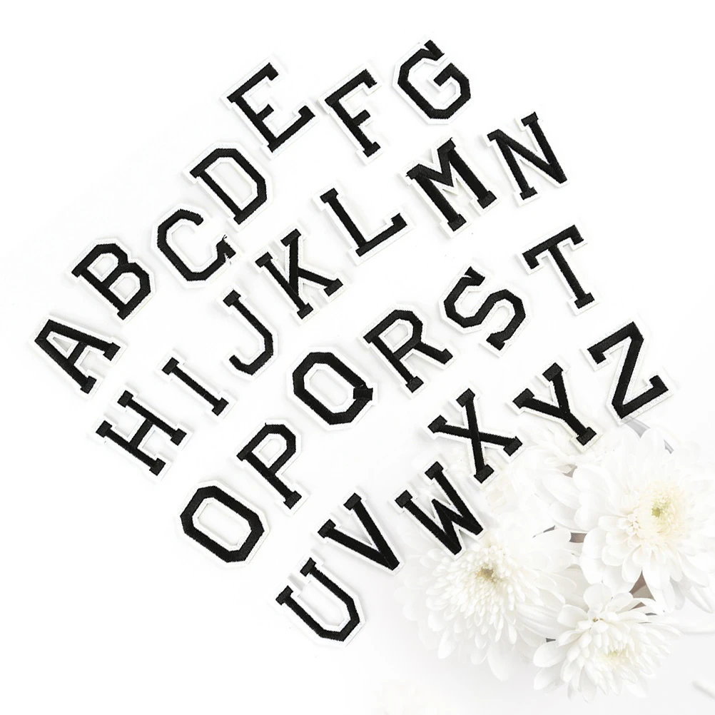 2 Sets 26 Alphabet Back Glue Patches Stickers Clothes Applique Diy Sewing Decoration Embroidery Accessories Bright Eco-Friendly
2 Sets 26 Alphabet Back Glue Patches Stickers Clothes Applique Diy Sewing Decoration Embroidery Accessories Bright Eco-Friendly
