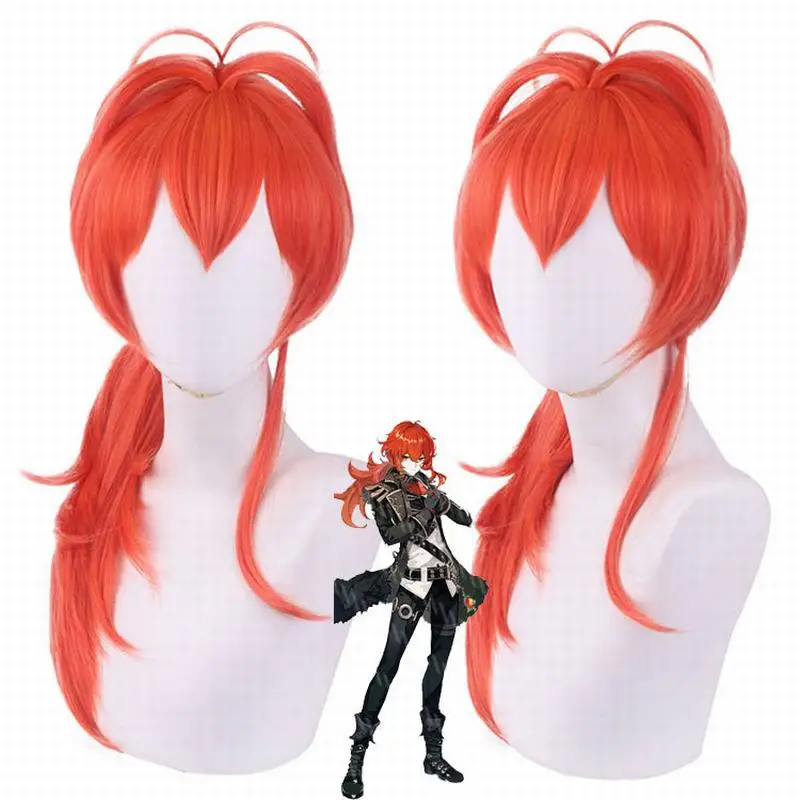 24-Inch Straight Mid-Length Tangerine Synthetic Wig For Holiday Party Halloween Cosplay
24-Inch Straight Mid-Length Tangerine Synthetic Wig For Holiday Party Halloween Cosplay