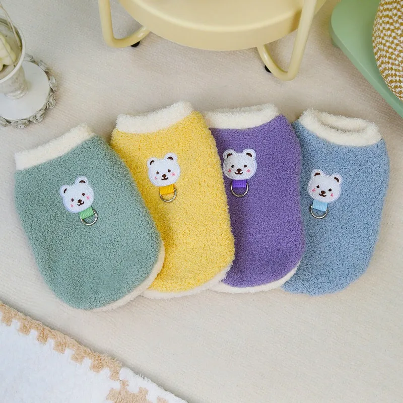 Puppy Fleece Coat New Pet Thickening Waistcoat Small Dogs Autumn and Winter Clothes Teddy Cartoon Pullover Shirt
Puppy Fleece Coat New Pet Thickening Waistcoat Small Dogs Autumn and Winter Clothes Teddy Cartoon Pullover Shirt