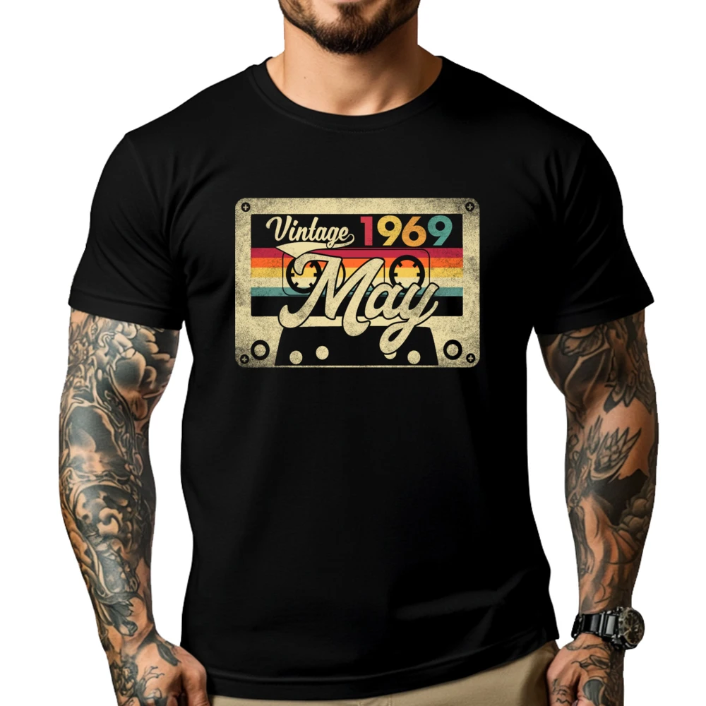 May 1969 52nd Birthday 52 Years Old Cassette Shirts Graphic Tee Male T Shirt Men St Patrick's Day Classic
May 1969 52nd Birthday 52 Years Old Cassette Shirts Graphic Tee Male T Shirt Men St Patrick's Day Classic