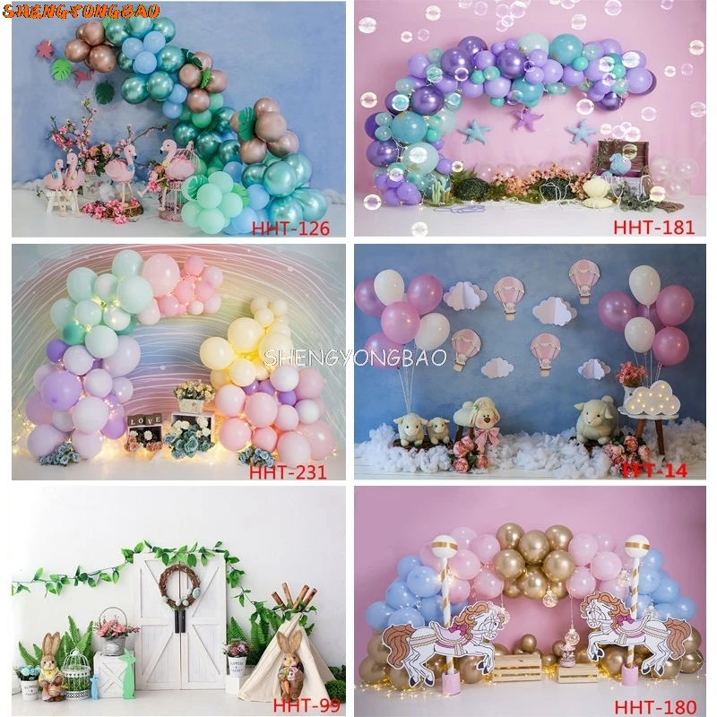 SHENGYONGBAO Personalized Decoration Colorful Balloon Snowman Background Newborn Baby Birthday Photography Backdrops FSS-109
SHENGYONGBAO Personalized Decoration Colorful Balloon Snowman Background Newborn Baby Birthday Photography Backdrops FSS-109