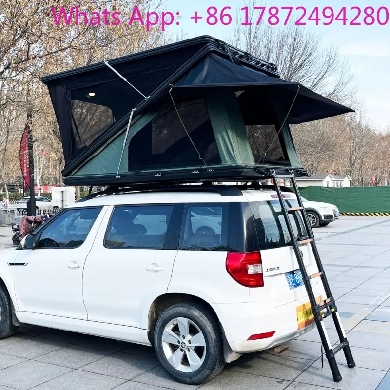Z Roof Top Tent Hardshell 3-4 Person Triangle Camping Rooftop Tent Aluminum Clamshell Hard Shell Rooftop Tents
Z Roof Top Tent Hardshell 3-4 Person Triangle Camping Rooftop Tent Aluminum Clamshell Hard Shell Rooftop Tents