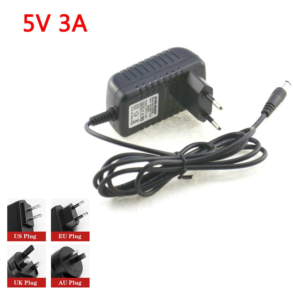 DC 5V 3A European Standard Power Adapter 5V Foot Safety Foot Current Plug-in Wall Switch Power 5.5*2.1MM
DC 5V 3A European Standard Power Adapter 5V Foot Safety Foot Current Plug-in Wall Switch Power 5.5*2.1MM