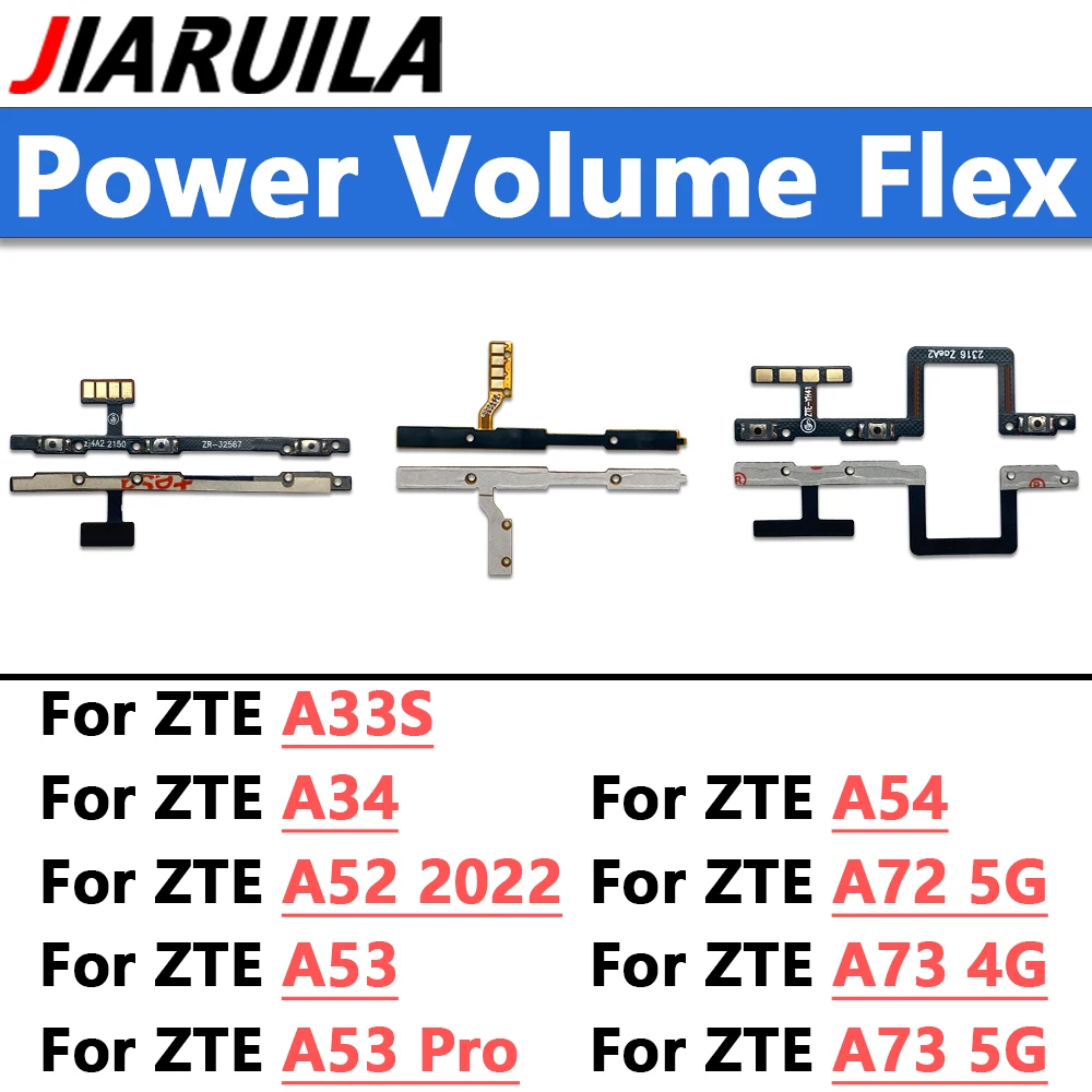 1Pcs Power ON OFF Volume Flex Switch Button Internal Flex Cable Connector For ZTE A33S A34 A52 2022 A53 Pro A54 A72 A73 4G 5G
1Pcs Power ON OFF Volume Flex Switch Button Internal Flex Cable Connector For ZTE A33S A34 A52 2022 A53 Pro A54 A72 A73 4G 5G