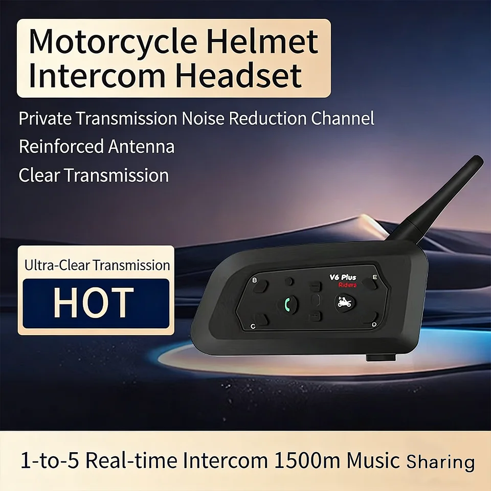 Bluetoothes Motorcycle Helmet V6plus Helmet Headset Motorcycle Helmet Headset Riding Headset Noise Reduction Headset Waterproof
Bluetoothes Motorcycle Helmet V6plus Helmet Headset Motorcycle Helmet Headset Riding Headset Noise Reduction Headset Waterproof