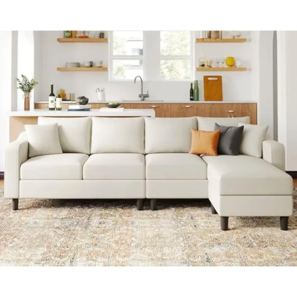 Velvet Convertible Sectional Sofa L Shaped Couch Reversible Sectional Sofa with Chaise Velvet 4 Seat Sectional Sofa (Beige)…
Velvet Convertible Sectional Sofa L Shaped Couch Reversible Sectional Sofa with Chaise Velvet 4 Seat Sectional Sofa (Beige)…