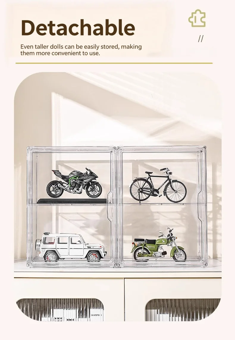 Large Clear Storage Box, Dustproof Desktop Figure & Blind Box Display Case, Cosmetic Sundries Organizer Storage Cabinet for Bedr
Large Clear Storage Box, Dustproof Desktop Figure & Blind Box Display Case, Cosmetic Sundries Organizer Storage Cabinet for Bedr