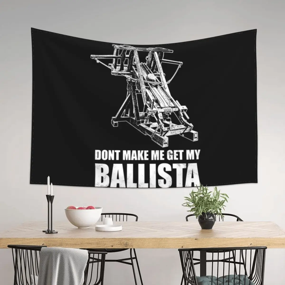 Siege Engine T-ShirtMedieval Ballista Tapestry Decorative Wall Mural Outdoor Decoration Christmas Decoration Tapestry
Siege Engine T-ShirtMedieval Ballista Tapestry Decorative Wall Mural Outdoor Decoration Christmas Decoration Tapestry