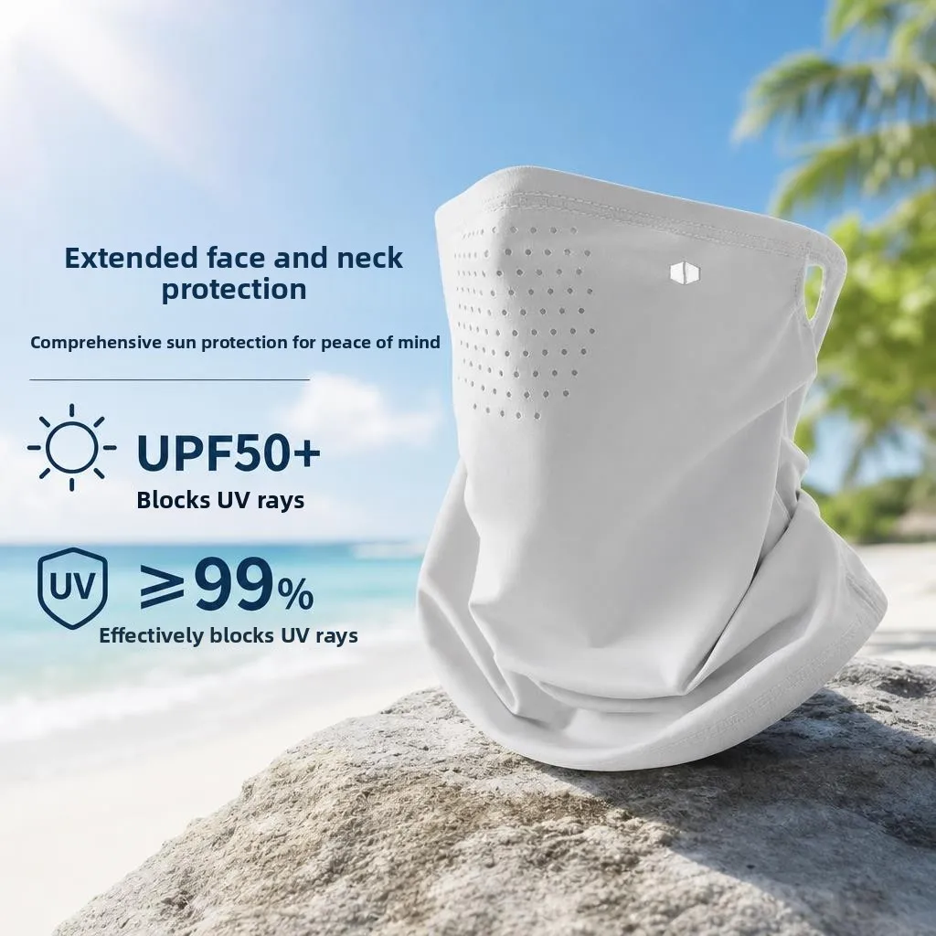 Summer Ice Silk UV Protection Face Mask New Style Ear Hanging One-Piece Scarf Women's Neck Protector Cool Hanging Ear Shawl
Summer Ice Silk UV Protection Face Mask New Style Ear Hanging One-Piece Scarf Women's Neck Protector Cool Hanging Ear Shawl