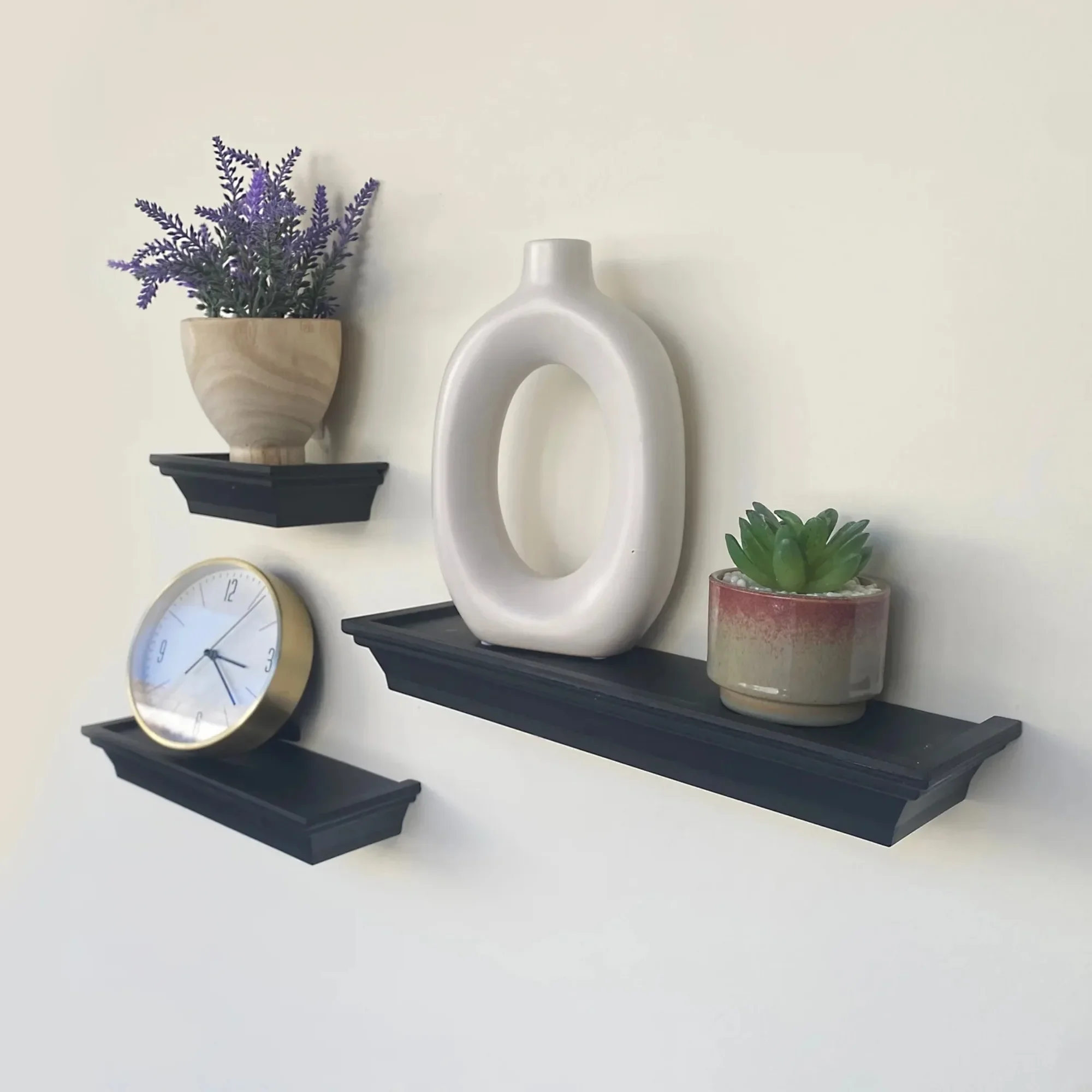 (2 шт.) Пластиковые плавающие полки из 3 предметов, черные
(2 шт.) Пластиковые плавающие полки из 3 предметов, черные