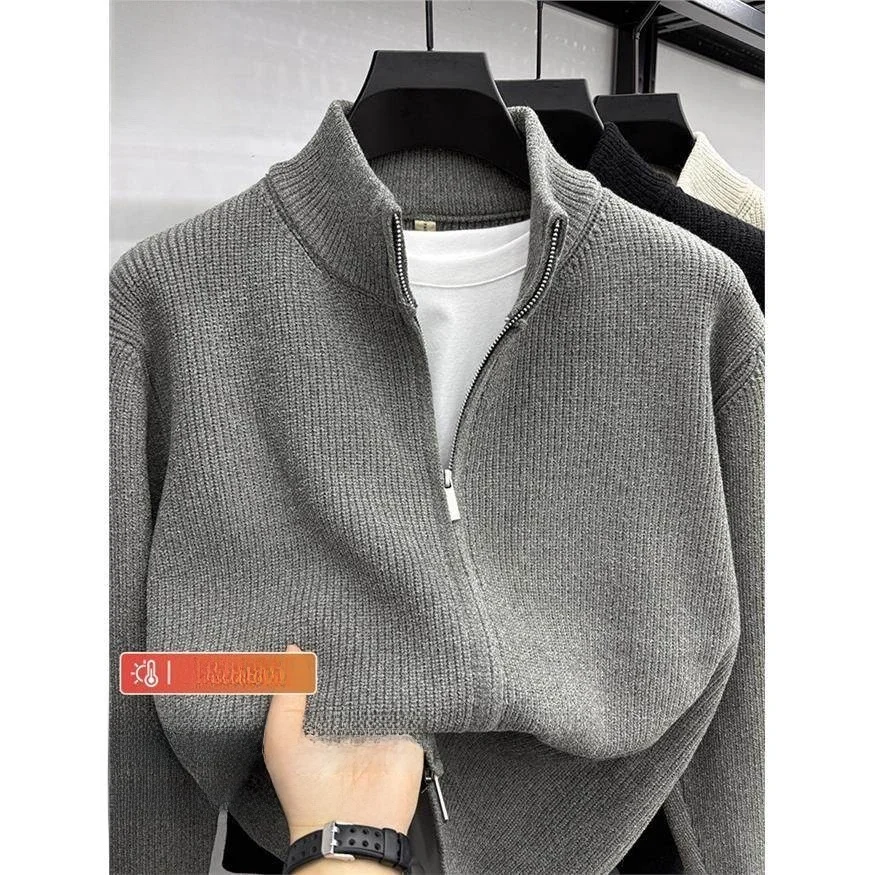 Утепленный вязаный шерстяной кардиган-пальто для мужчин на молнии с воротником, осенне-зимняя модная мужская повседневная одежда Sle Ciwalk
Утепленный вязаный шерстяной кардиган-пальто для мужчин на молнии с воротником, осенне-зимняя модная мужская повседневная одежда Sle Ciwalk