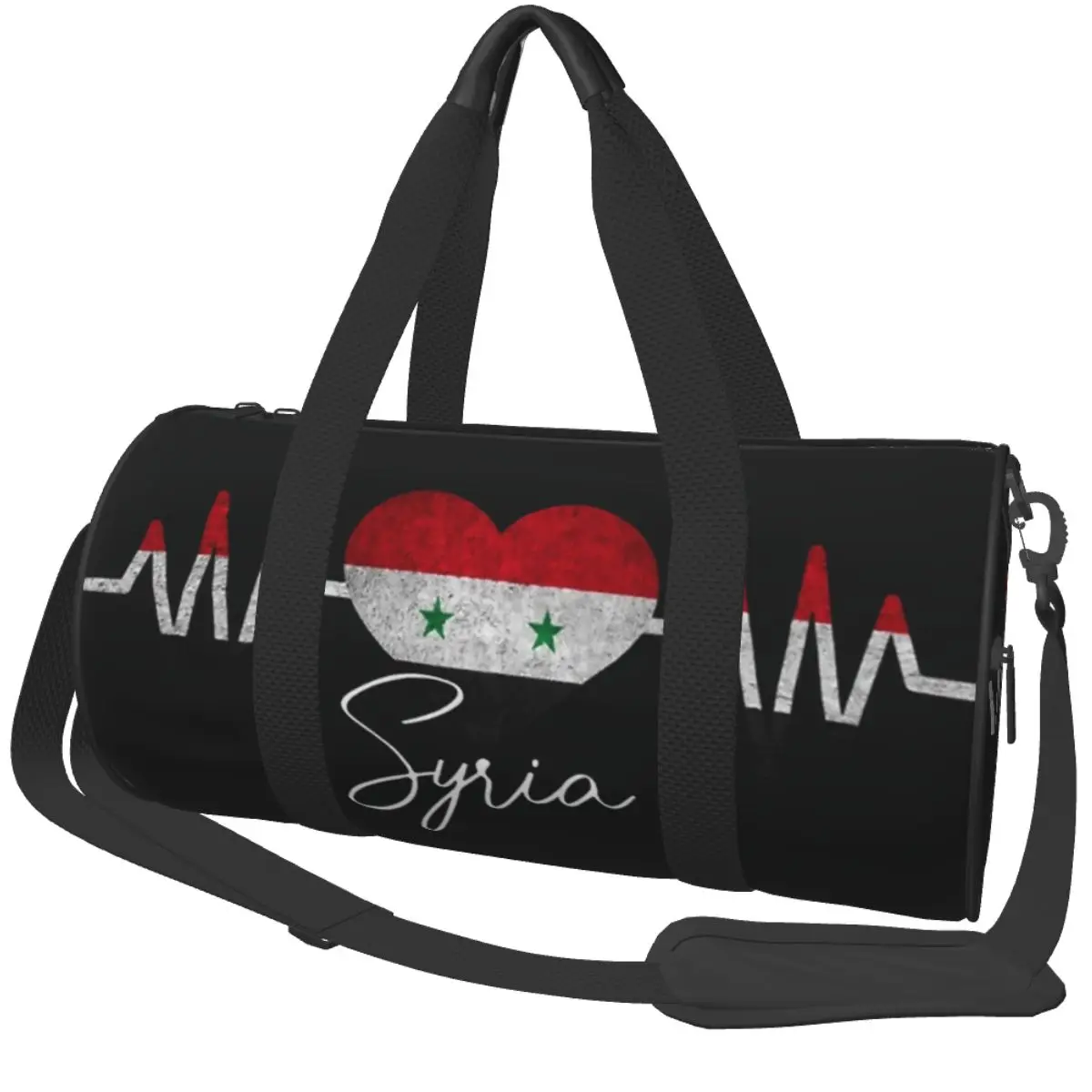 Спортивная сумка My Heart Beats For Syria Heartbeat I Love Syria Country Flag Heart Семейная спортивная сумка с обувью Мужская Оксфордская сумка для фитнеса
Спортивная сумка My Heart Beats For Syria Heartbeat I Love Syria Country Flag Heart Семейная спортивная сумка с обувью Мужская Оксфордская сумка для фитнеса