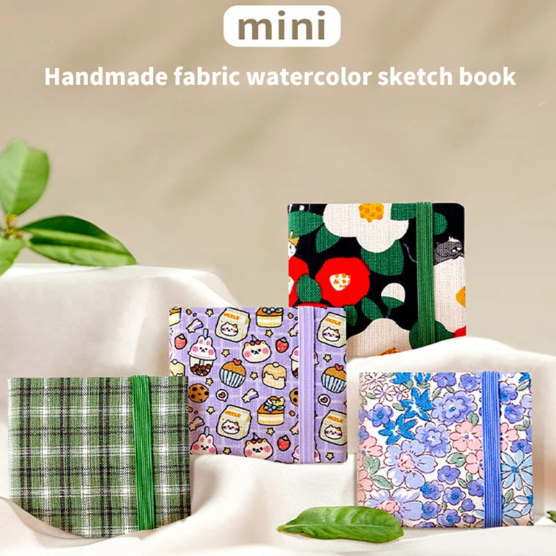 Mini Fabric Watercolor Book 300g Wood Pulp Fine Grain Portable Travel Sketchbook Art Students Special Painting Art Supplies
Mini Fabric Watercolor Book 300g Wood Pulp Fine Grain Portable Travel Sketchbook Art Students Special Painting Art Supplies