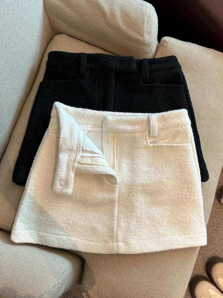Low Waist A-Line Skirt Women's Korean Sle Commute White Lamb Fur ort Skirt Slim Fit Spring New Arrival Small Size
Low Waist A-Line Skirt Women's Korean Sle Commute White Lamb Fur ort Skirt Slim Fit Spring New Arrival Small Size