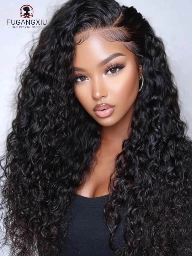 FUGANGXIU-12A Brazilian Water Wave Wet And Wavy Lace Frontal Human Hair Wigs HD Transparent Curly Wig For Black Women
FUGANGXIU-12A Brazilian Water Wave Wet And Wavy Lace Frontal Human Hair Wigs HD Transparent Curly Wig For Black Women