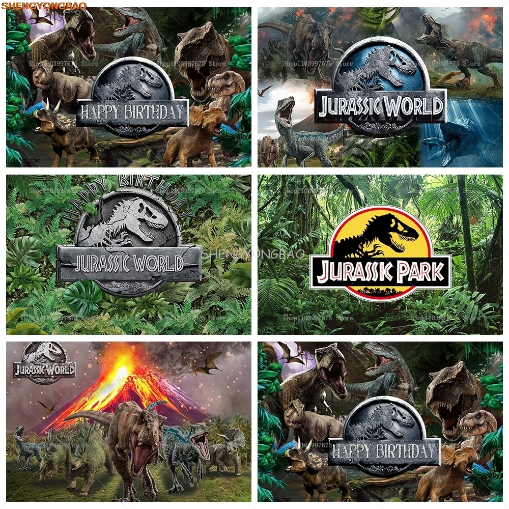 Woodland Jurassic Park Tropical Jungle Dinosaur Birthday Party Background Tyrannosaurus Baby Shower Photography Backdrops XA-61
Woodland Jurassic Park Tropical Jungle Dinosaur Birthday Party Background Tyrannosaurus Baby Shower Photography Backdrops XA-61