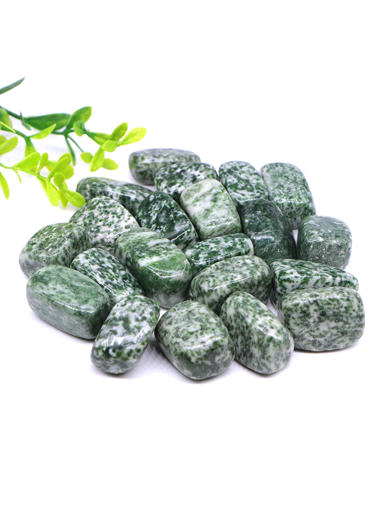 Green Spot Jade Natural Healing Crystals Bulk Tumbled Stones Gemstone Polished Beads Gravel Home Decoration DIY Gift
Green Spot Jade Natural Healing Crystals Bulk Tumbled Stones Gemstone Polished Beads Gravel Home Decoration DIY Gift