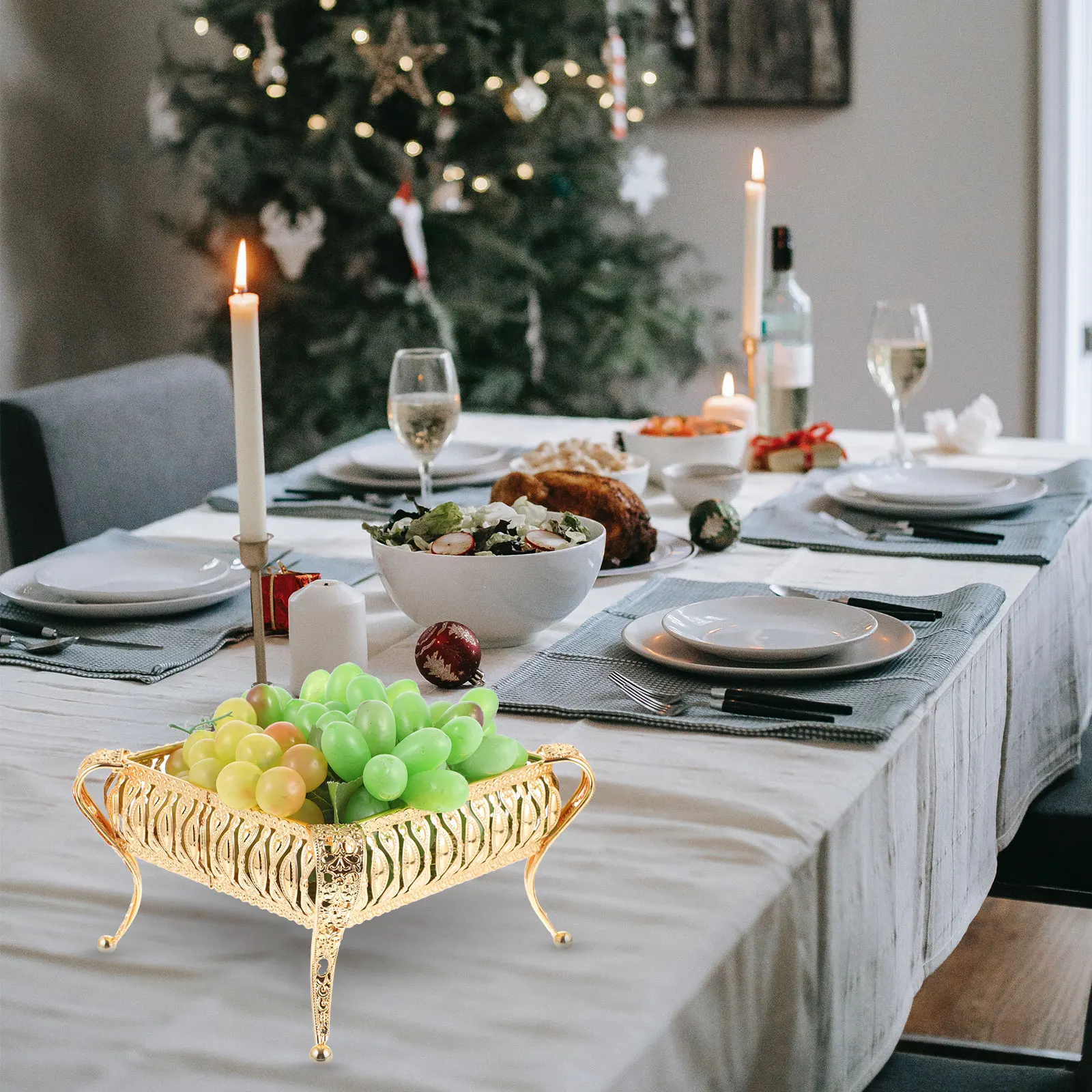 1Pcs Metal Fruit Tray European Style Luxury Gilding Snack Serving Dish for Home Kitchen Coffee Shop Party Decoration
1Pcs Metal Fruit Tray European Style Luxury Gilding Snack Serving Dish for Home Kitchen Coffee Shop Party Decoration