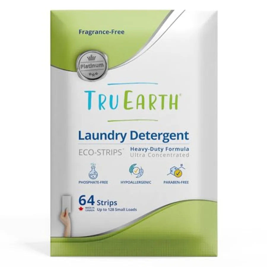Platinum - Heavy Duty Laundry Detergent Sheets - Up to 128 Loads,Fragrance Free - Ultra-Concentrated - Eco-Friendly Laundry She
Platinum - Heavy Duty Laundry Detergent Sheets - Up to 128 Loads,Fragrance Free - Ultra-Concentrated - Eco-Friendly Laundry She